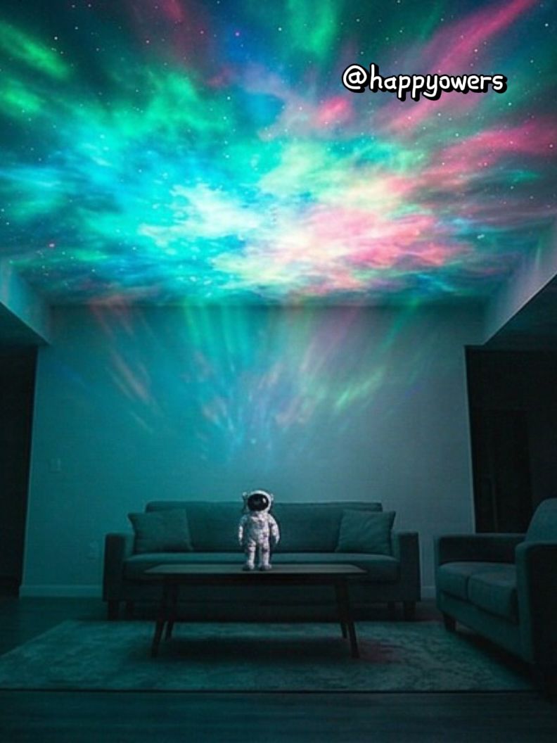 PROYECTOR ASTRONAUTA LED BLUETOOTH | AMBIENTE GALÁCTICO, DISEÑO FUTURISTA Y EXPERIENCIA INMERSIVA