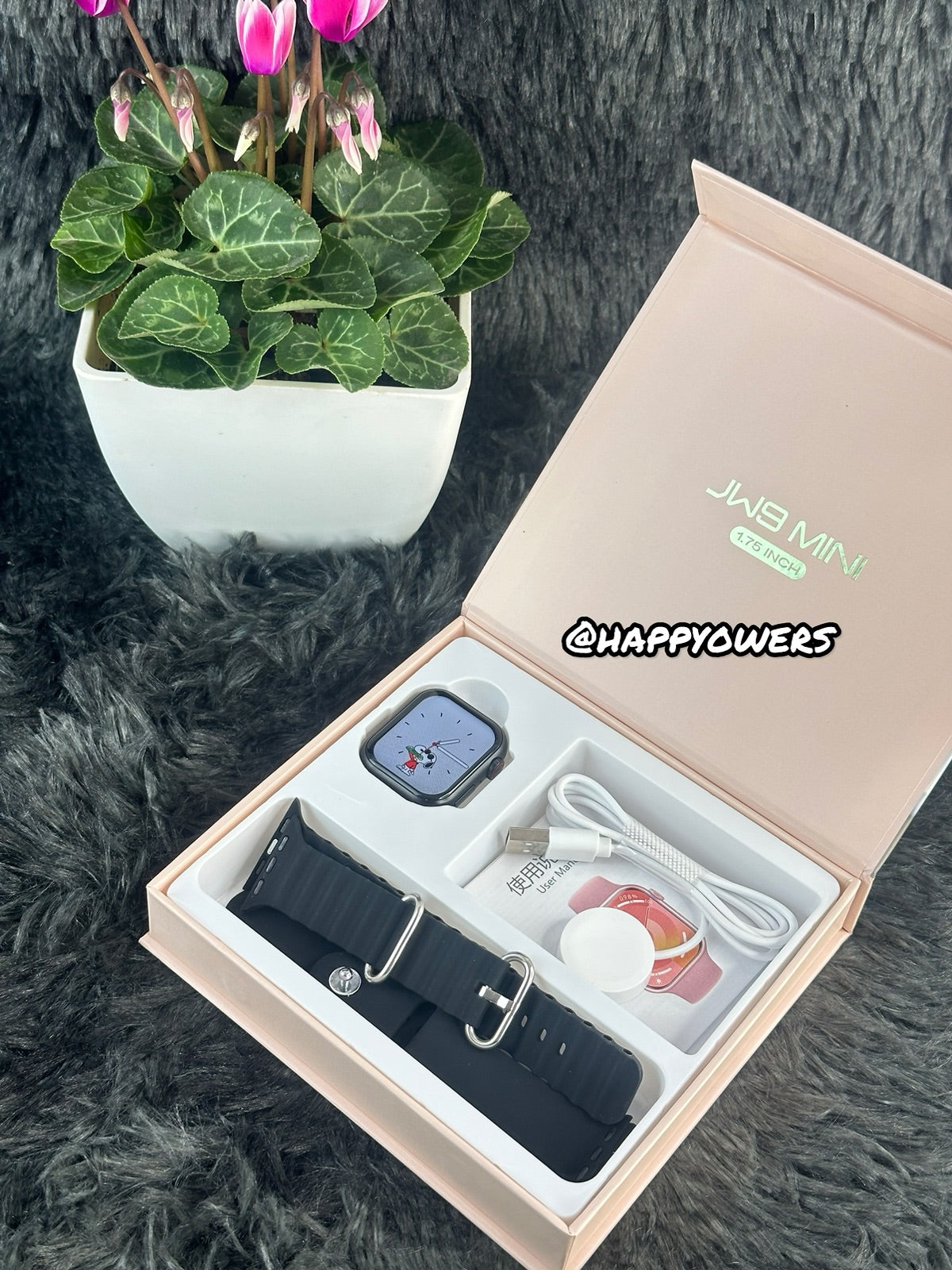 SMARTWATCH JW9 MINI DE 41 MM CON DOBLE CORREA
