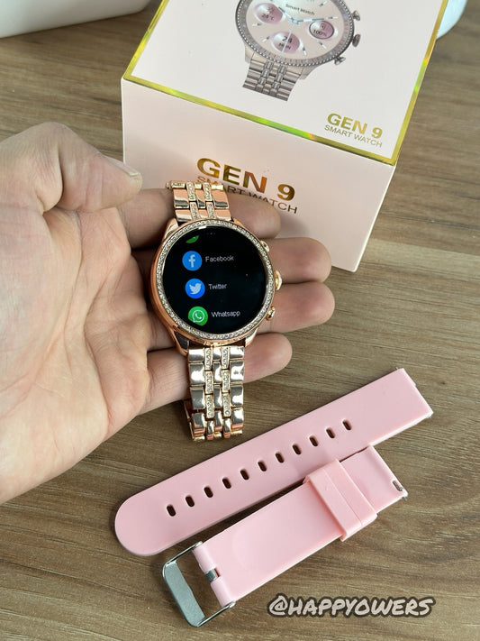 WATCH GEN 9 + PULSO METÁLICO + PULSO EN GOMA