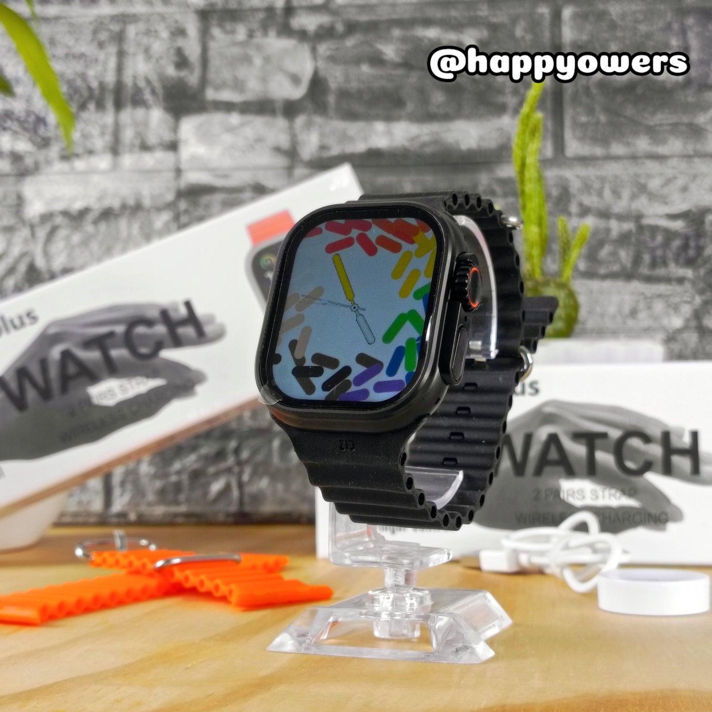 T800 ULTRA 2 PLUS -SMARTWATCH EN 2 COLORES Y MARCO EN TITANIO