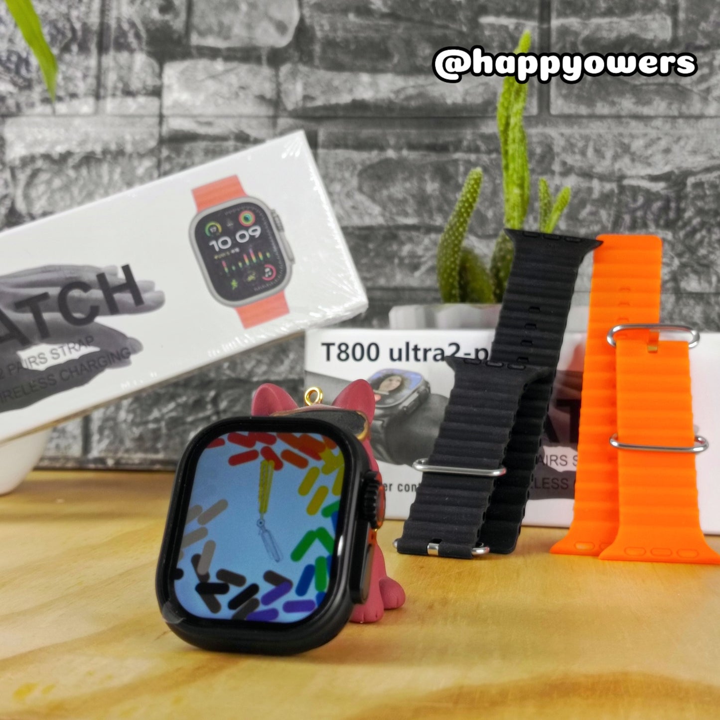 T800 ULTRA 2 PLUS -SMARTWATCH EN 2 COLORES Y MARCO EN TITANIO