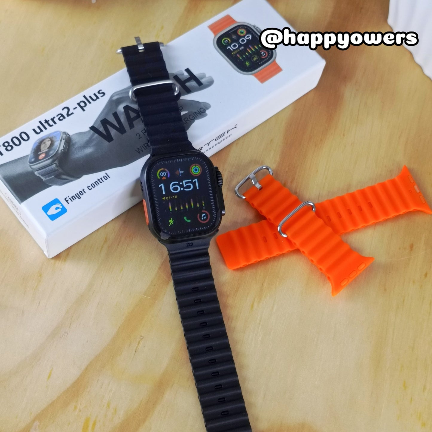 T800 ULTRA 2 PLUS -SMARTWATCH EN 2 COLORES Y MARCO EN TITANIO