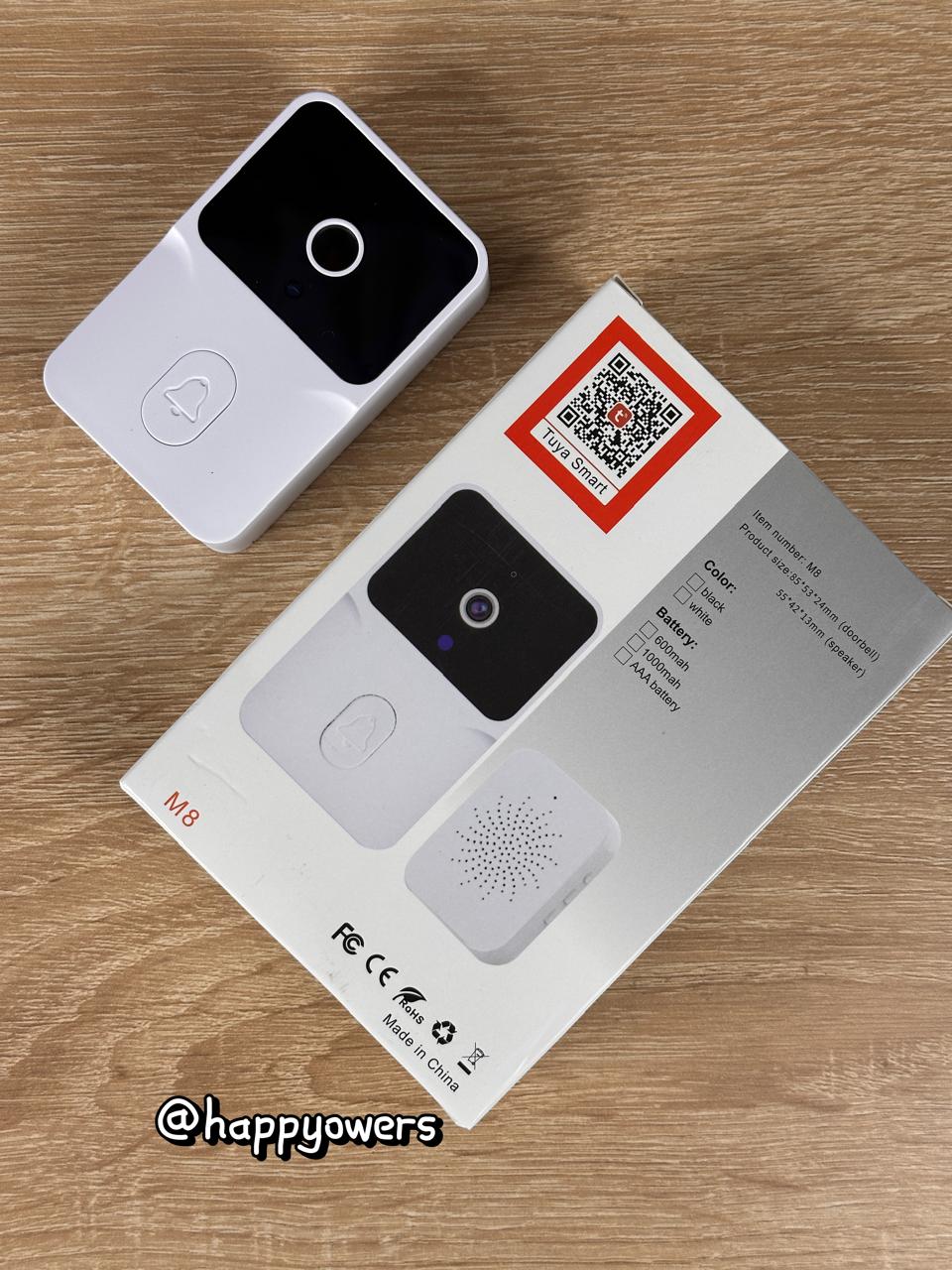 TIMBRE INTELIGENTE WIFI CON CÁMARA – SEGURIDAD, CONTROL Y VISIÓN EN TIEMPO REAL