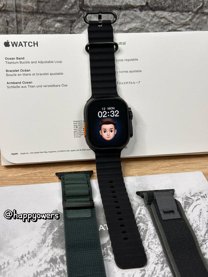 BLACK ULTRA 2 | 49 MM | DISEÑO CROMADO NEGRO | 3 PULSOS DIFERENTES