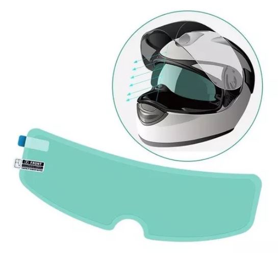 Visor antilluvia - Visera para casco x 2 unds