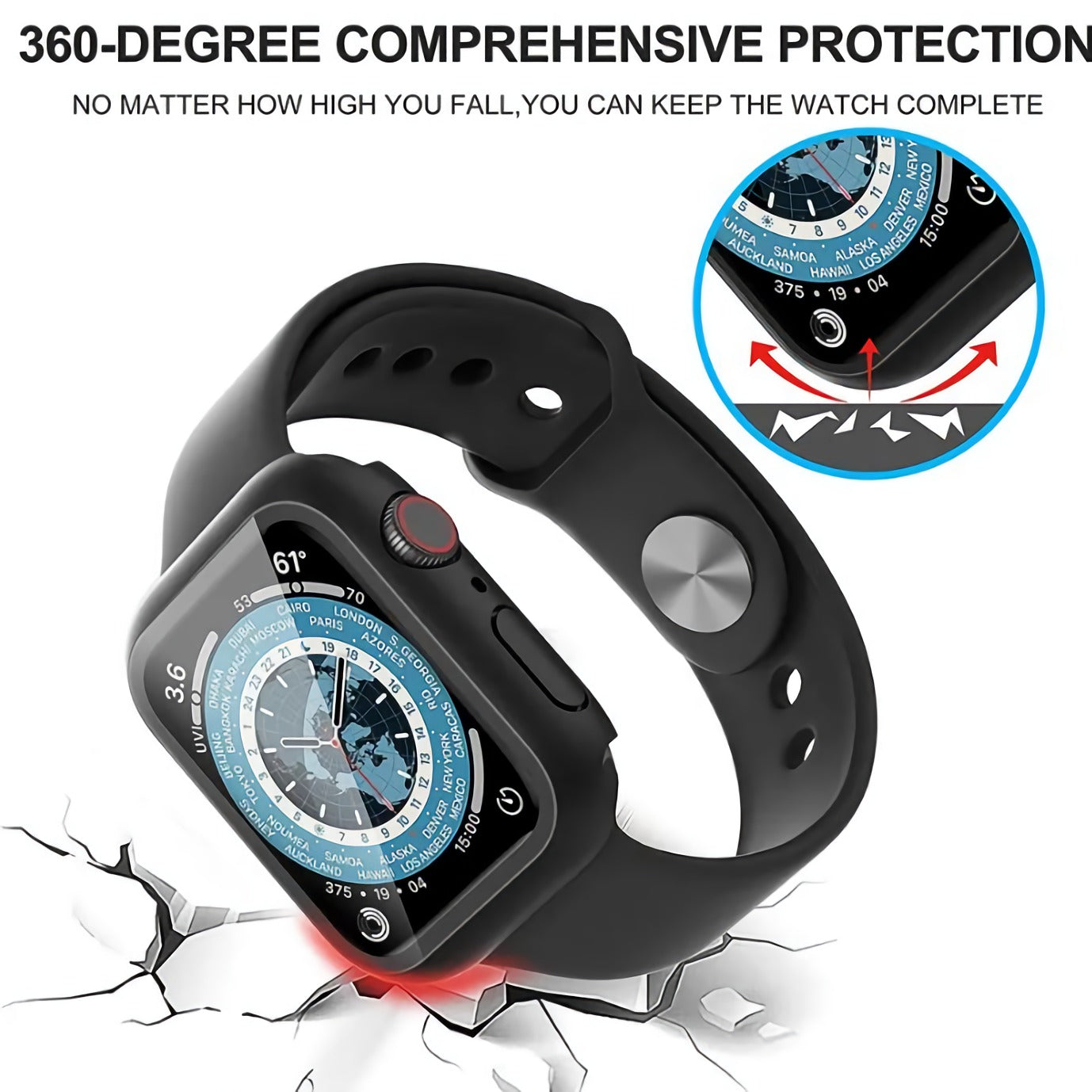 CARCASA PROTECTORA PARA SMARTWATCH SERIE ULTRA - PROTECTOR A PRUEBA DE GOLPES SMARTWATCH TACTIL 49MM