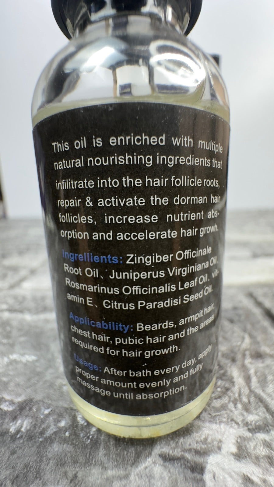 ACEITE DE CRECIMIENTO BARBAS - BEARD GROWTH OIL