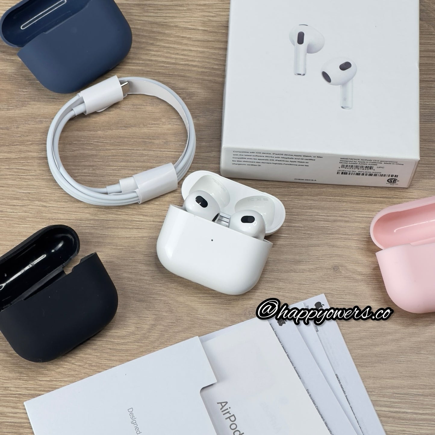 AIRPODS TERCERA GENERACIÓN MÁS SILICONE CASE GRATIS TOP QUALITY