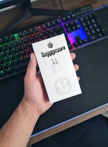 CARGADOR COMPLETO USB + CABLE (LIGHTNING / TIPO C) | CARGA RÁPIDA, SEGURIDAD Y COMODIDAD TOTAL