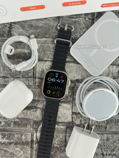COMBO ULTRA 8 EN 1 - MAGSAFE SMARTWATCH AURICULARES Y MÁS ⌚️🔥🤩