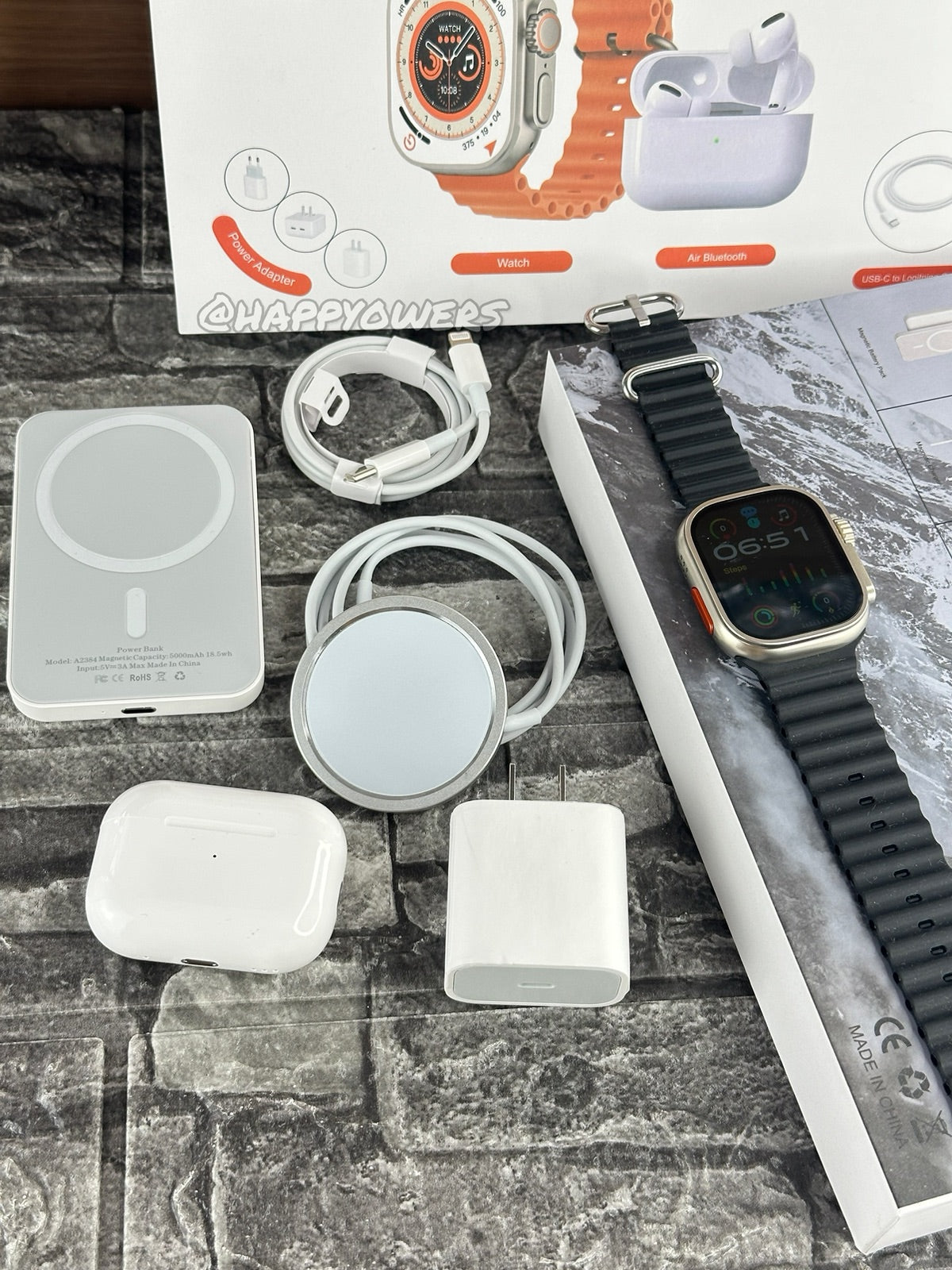 COMBO ULTRA 8 EN 1 - MAGSAFE SMARTWATCH AURICULARES Y MÁS ⌚️🔥🤩