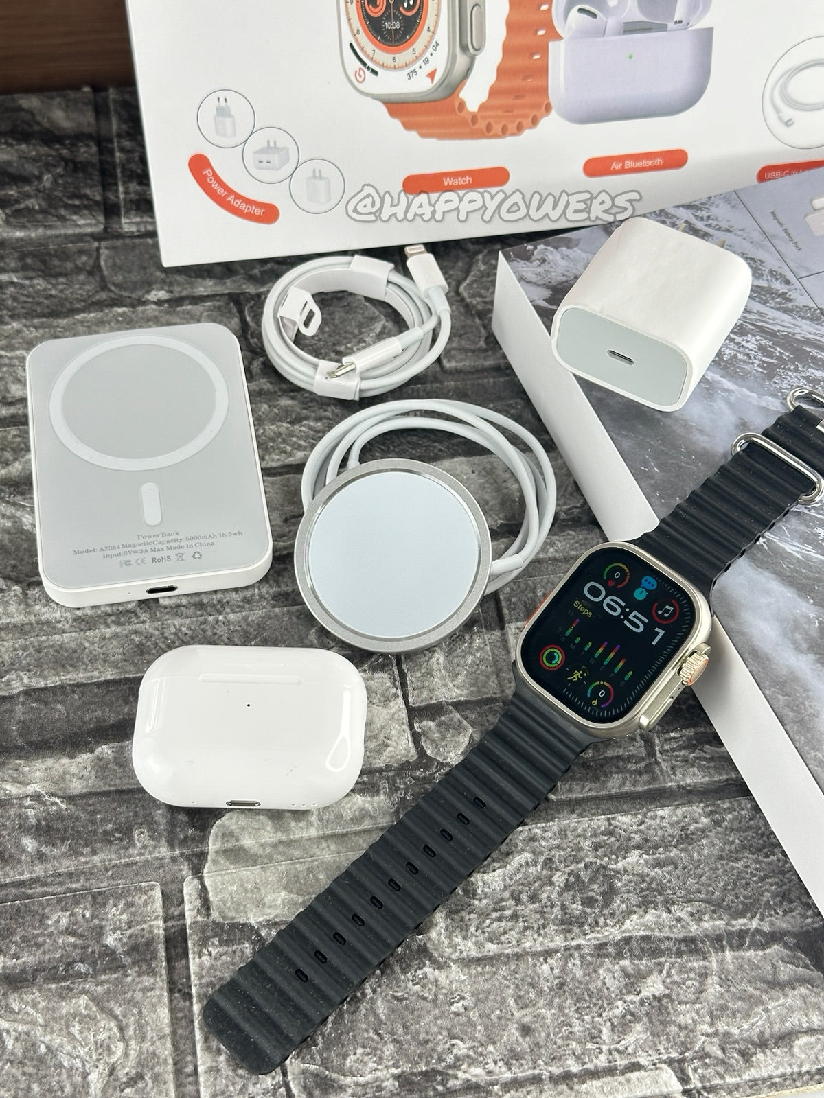 COMBO ULTRA 8 EN 1 - MAGSAFE SMARTWATCH AURICULARES Y MÁS ⌚️🔥🤩