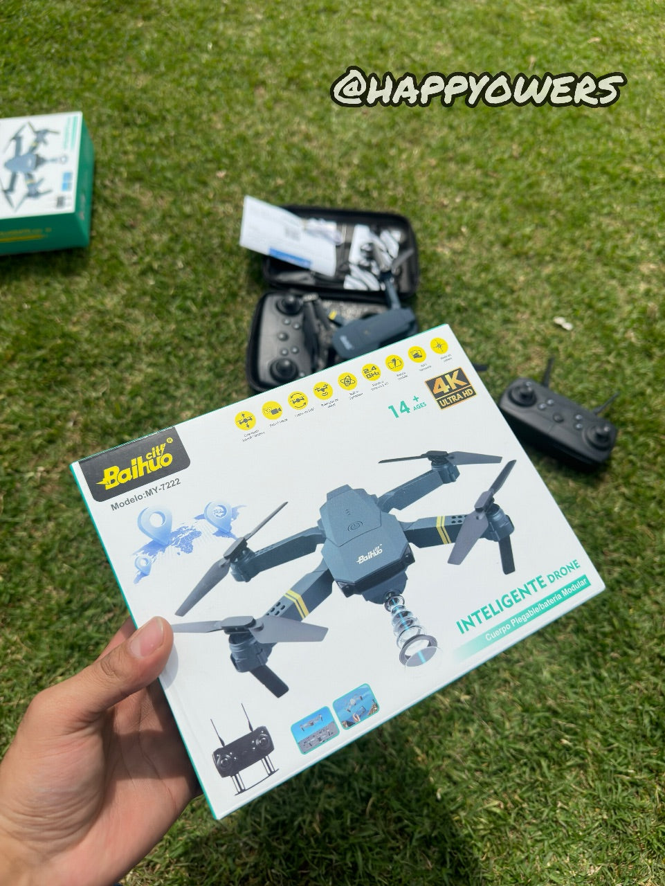 DRON DOBLE CÁMARA 4K ULTRAHD