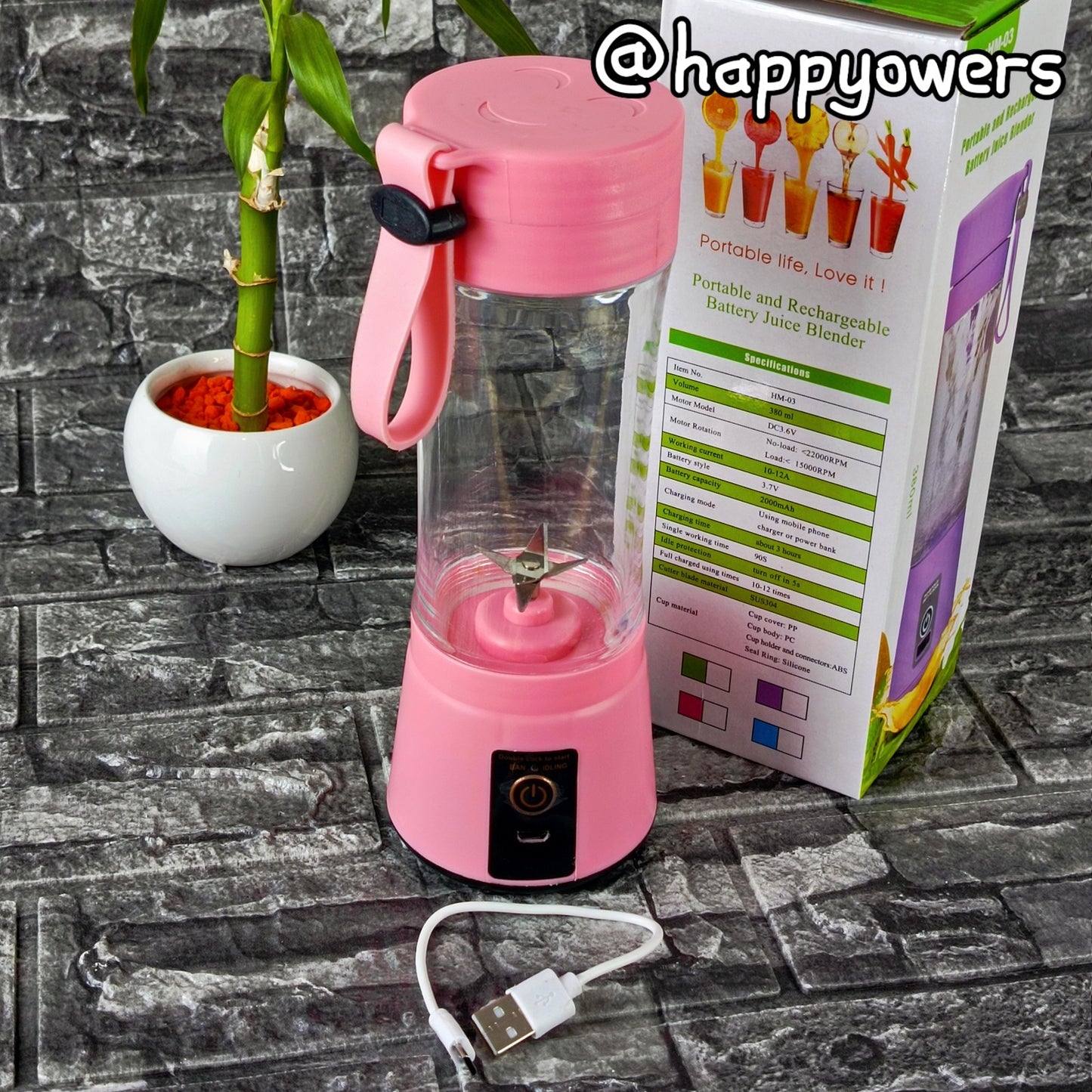 LICUADORA PORTABLE - INALAMBRICA Y FACIL DE CARGAR