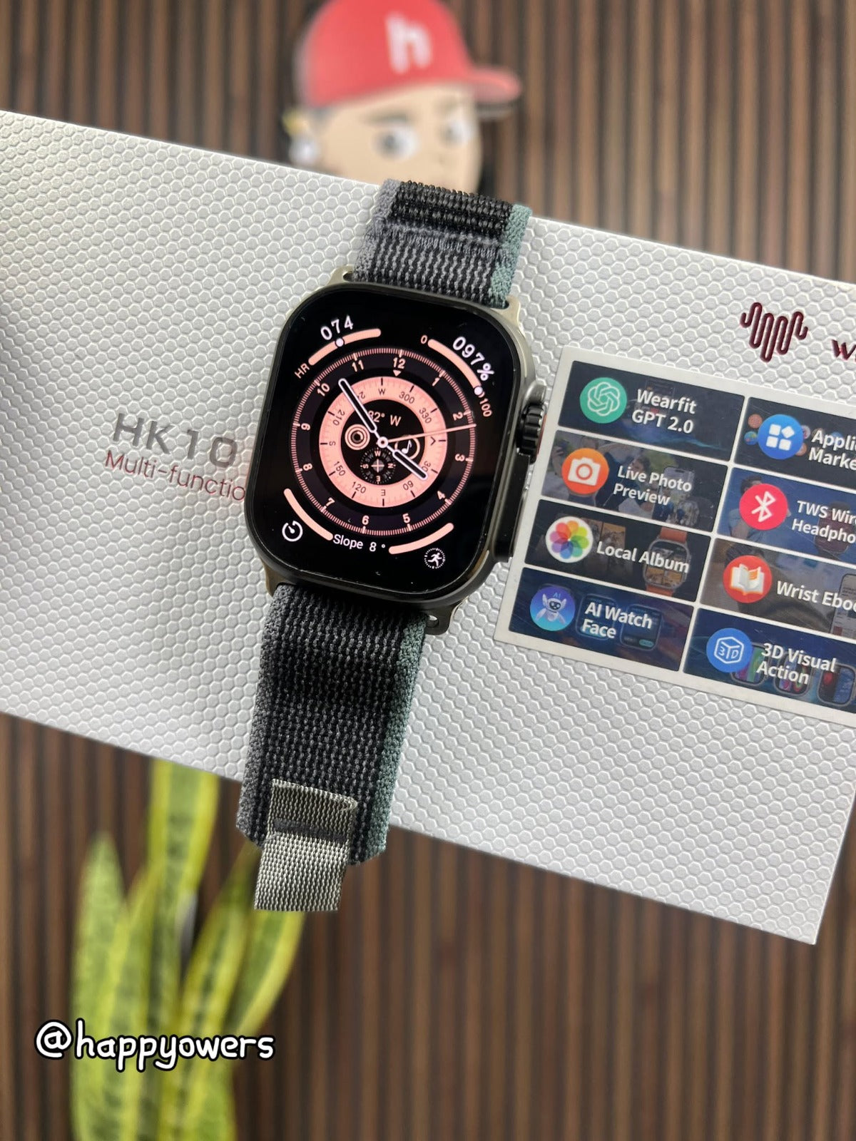 HK 10 Ultra 3 2025 CROMADO NEGRO