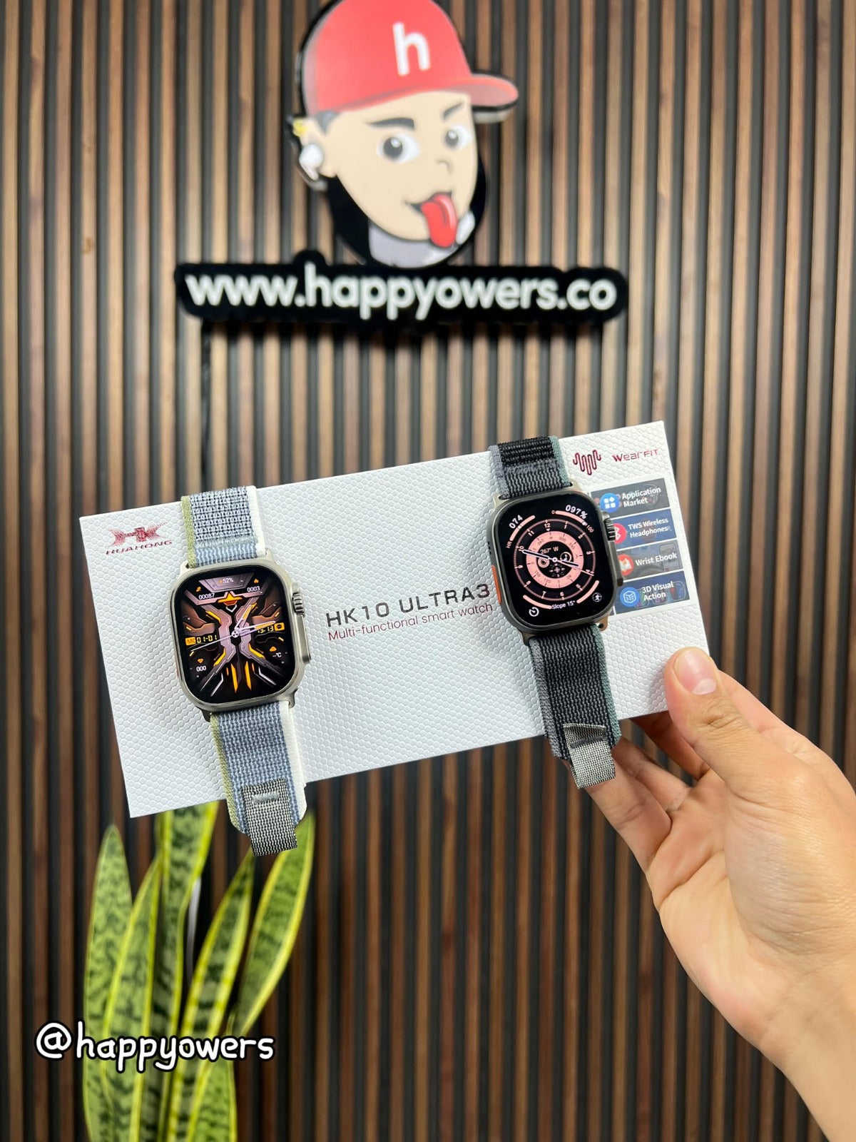 HK 10 Ultra 3 2025 CROMADO NEGRO