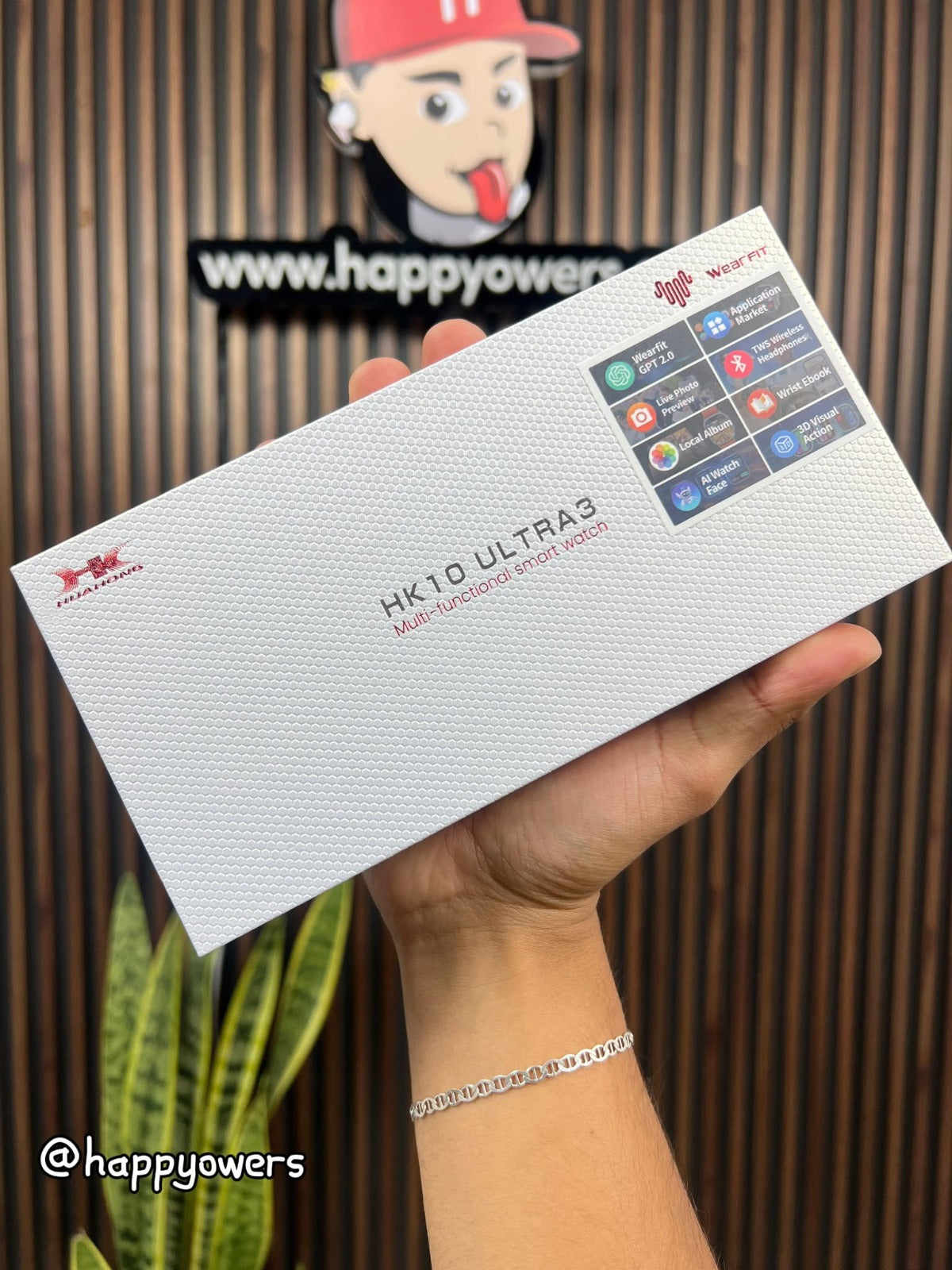HK 10 Ultra 3 2025 CROMADO NEGRO