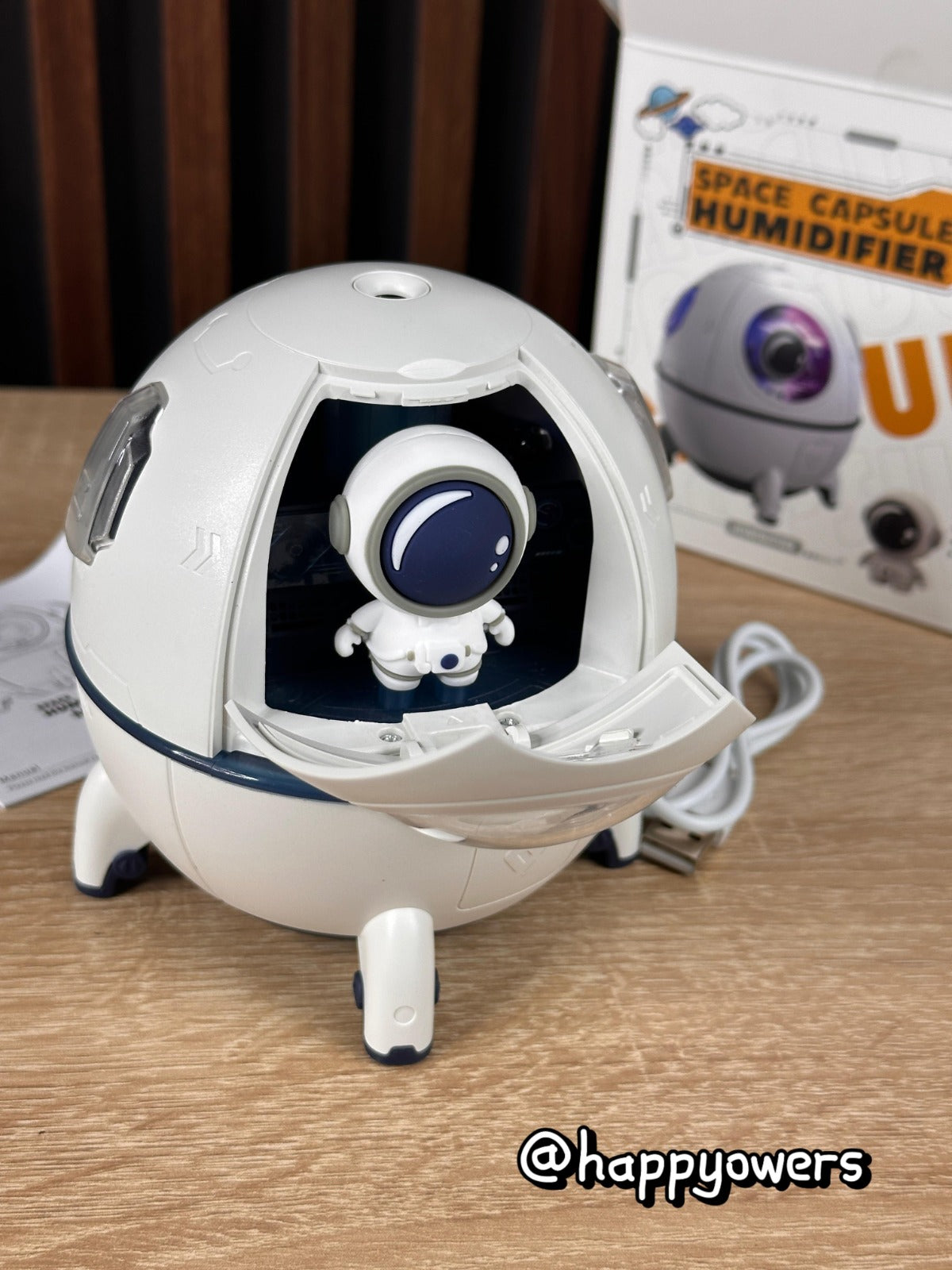 HUMIDIFICADOR ASTRONAUTA ESPACIAL – AMBIENTE RELAJANTE, LUCES LED Y DISEÑO FUERA DE ESTE MUNDO