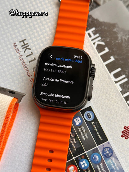 SMARTWATCH HK11 ULTRA 3 - SUPERAMOLED 120 HZ - IA, 4 GB, +40 MODOS DEPORTIVOS