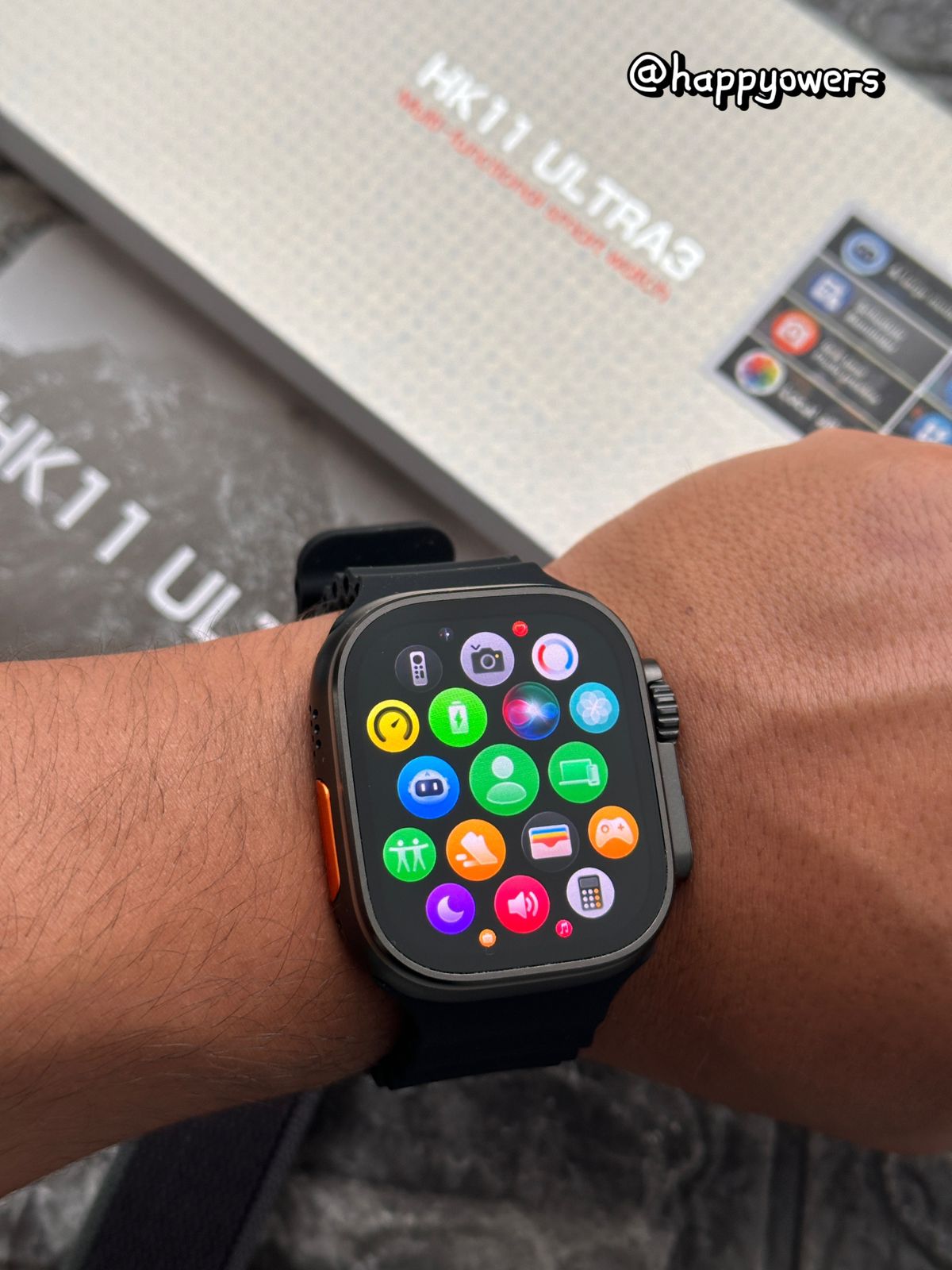 SMARTWATCH HK11 ULTRA 3 - SUPERAMOLED 120 HZ - IA, 4 GB, +40 MODOS DEPORTIVOS