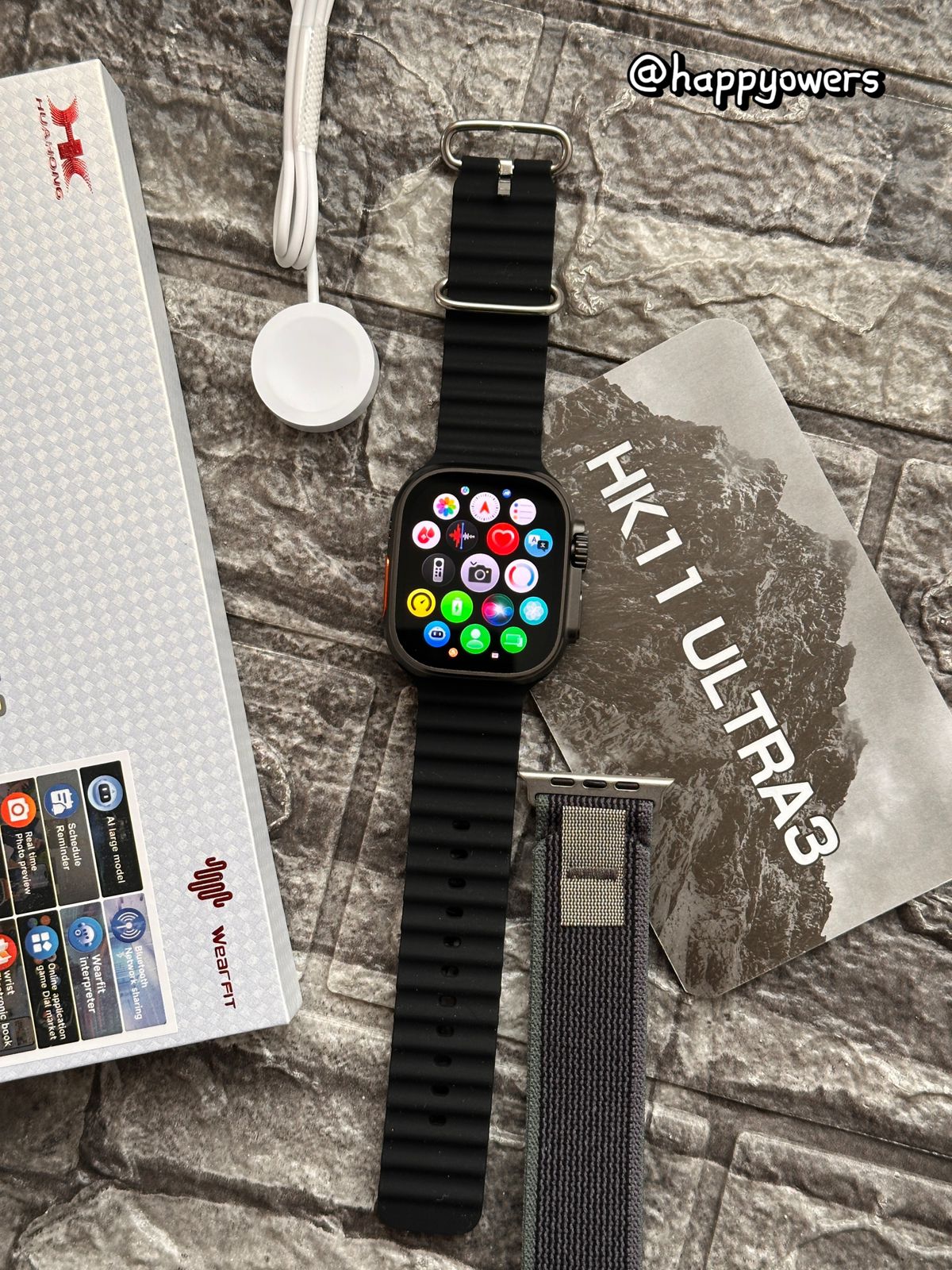 SMARTWATCH HK11 ULTRA 3 - SUPERAMOLED 120 HZ - IA, 4 GB, +40 MODOS DEPORTIVOS