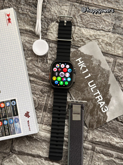 SMARTWATCH HK11 ULTRA 3 - SUPERAMOLED 120 HZ - IA, 4 GB, +40 MODOS DEPORTIVOS