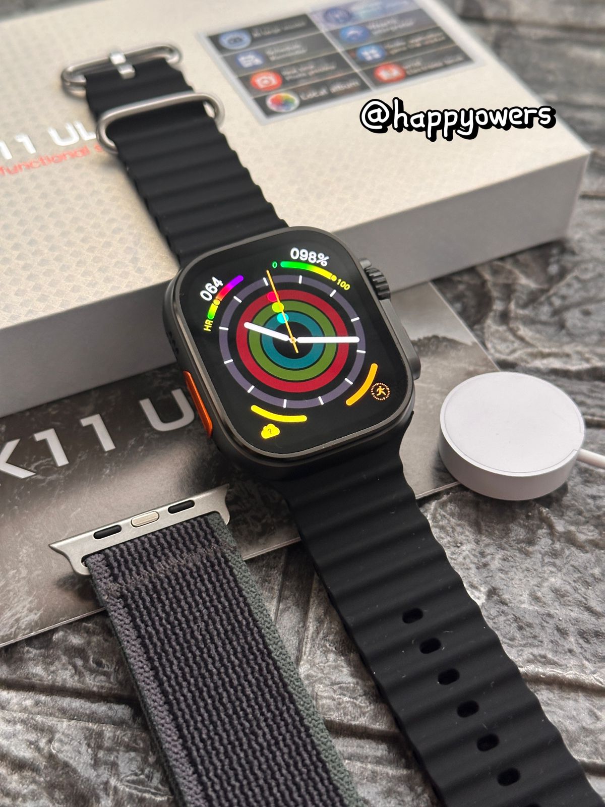 SMARTWATCH HK11 ULTRA 3 - SUPERAMOLED 120 HZ - IA, 4 GB, +40 MODOS DEPORTIVOS