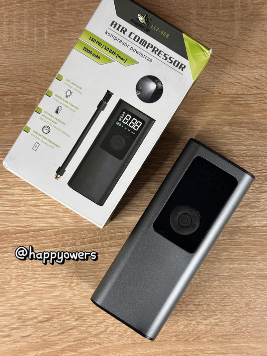 NFLADOR PORTATIL DE LLANTAS MULTIFUNCIONAL | COMPRESOR INTELIGENTE CON PANTALLA Y POWER BANK