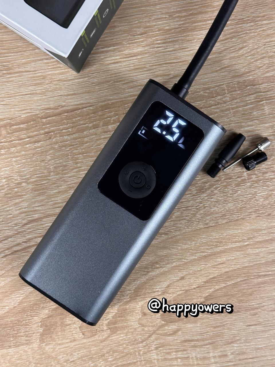 NFLADOR PORTATIL DE LLANTAS MULTIFUNCIONAL | COMPRESOR INTELIGENTE CON PANTALLA Y POWER BANK