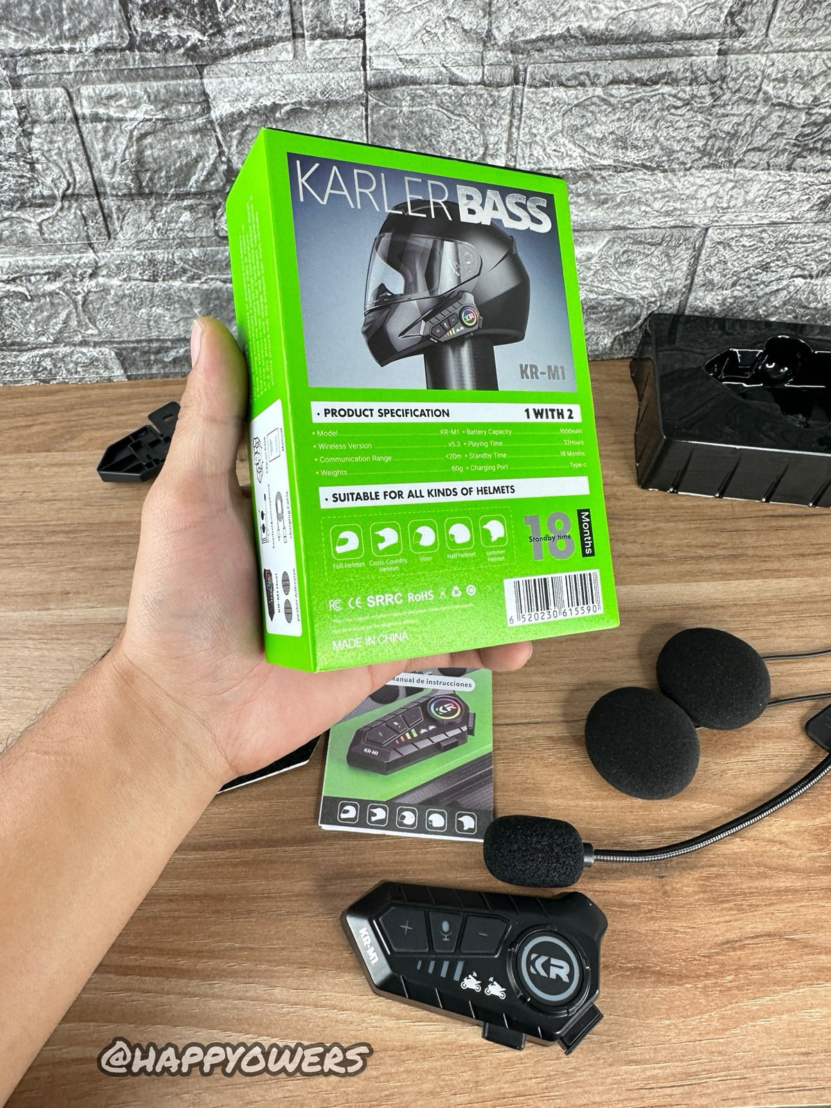 INTERCOMUNICADOR MARCA KR M1 - HASTA 3 DÍAS DE DURACIÓN Y MUCHO MÁS