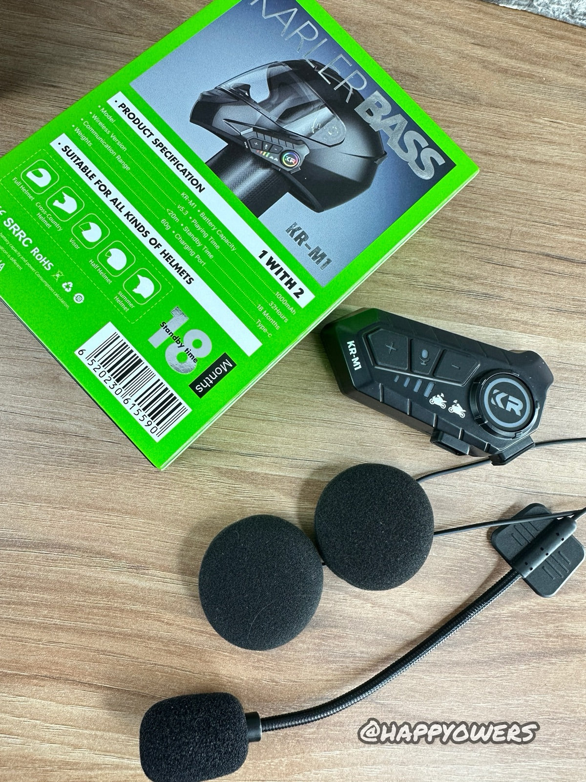 INTERCOMUNICADOR MARCA KR M1 - HASTA 3 DÍAS DE DURACIÓN Y MUCHO MÁS