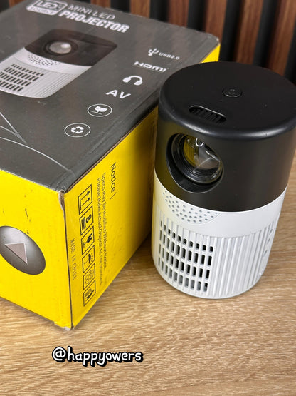 MINI PROYECTOR LED FULL HD – COMPACTO, POTENTE Y FÁCIL DE USAR