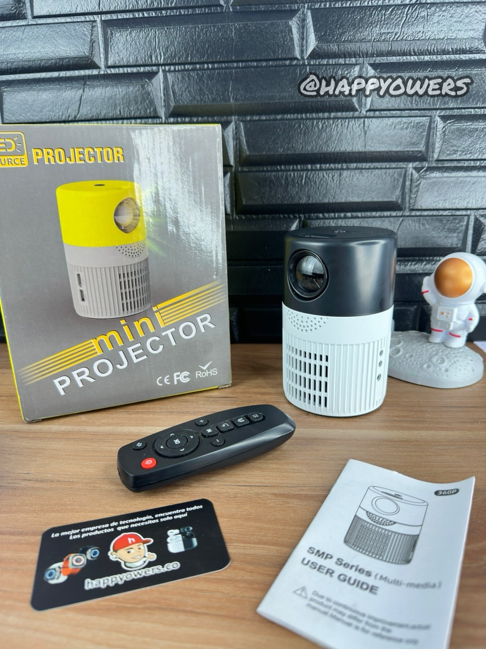 MINI PROYECTOR LED - ENTRADA HDMI MÚSICA Y MÁS