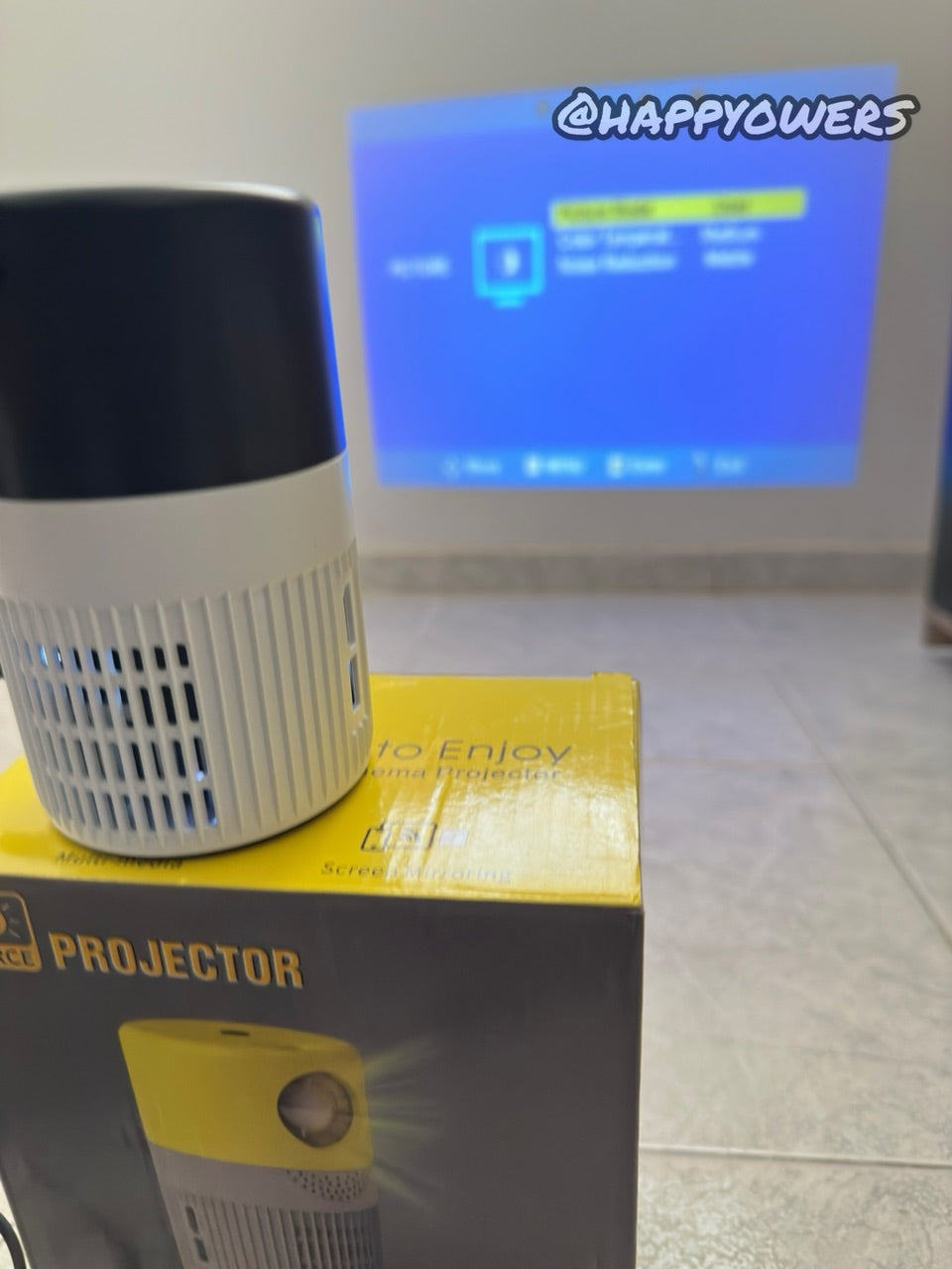 MINI PROYECTOR LED - ENTRADA HDMI MÚSICA Y MÁS
