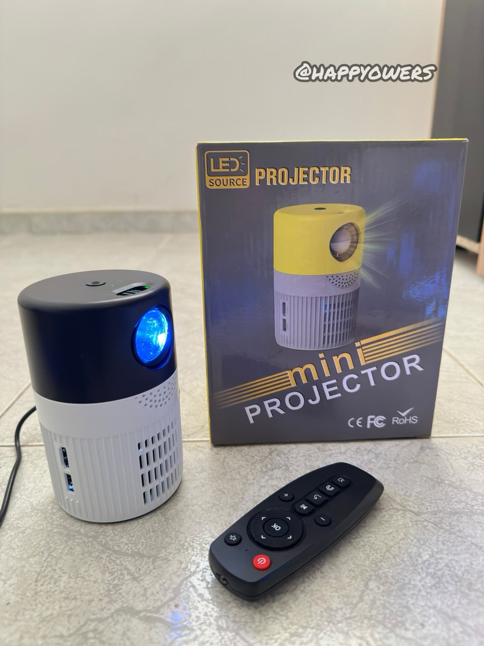 MINI PROYECTOR LED - ENTRADA HDMI MÚSICA Y MÁS