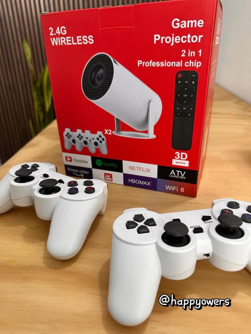 PROYECTOR 2 EN 1 2.4G WIRELESS | CINE EN CASA, JUEGOS Y ENTRETENIMIENTO TOTAL
