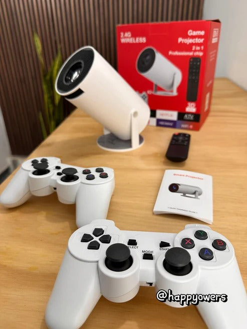 PROYECTOR 2 EN 1 2.4G WIRELESS | CINE EN CASA, JUEGOS Y ENTRETENIMIENTO TOTAL