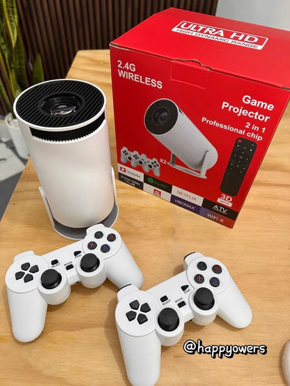 PROYECTOR 2 EN 1 2.4G WIRELESS | CINE EN CASA, JUEGOS Y ENTRETENIMIENTO TOTAL
