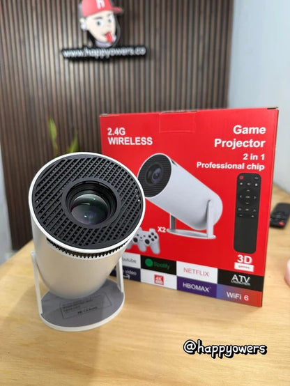 PROYECTOR 2 EN 1 2.4G WIRELESS | CINE EN CASA, JUEGOS Y ENTRETENIMIENTO TOTAL