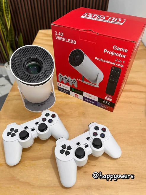 PROYECTOR 2 EN 1 2.4G WIRELESS | CINE EN CASA, JUEGOS Y ENTRETENIMIENTO TOTAL