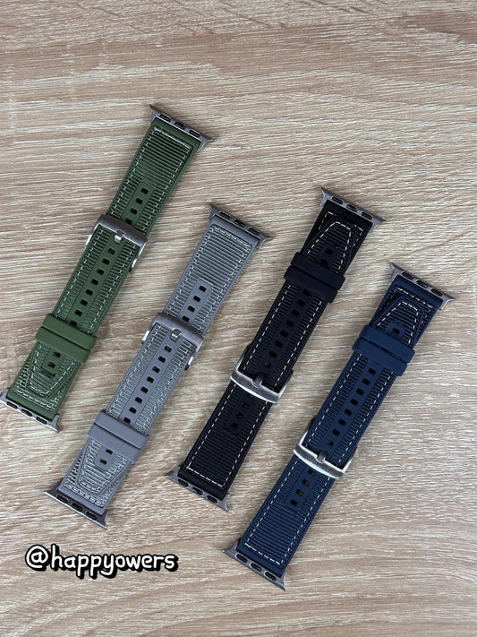 PULSO BAND TIPO CUERO EN SILICONA ELEGANCIA Y SEGURIDAD EN UN SOLO DISEÑO
