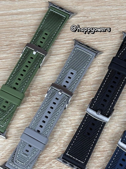 PULSO BAND TIPO CUERO EN SILICONA ELEGANCIA Y SEGURIDAD EN UN SOLO DISEÑO