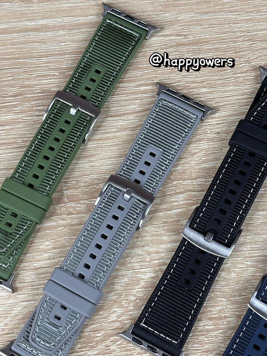 PULSO BAND TIPO CUERO EN SILICONA ELEGANCIA Y SEGURIDAD EN UN SOLO DISEÑO