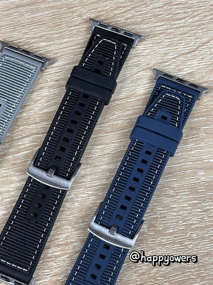 PULSO BAND TIPO CUERO EN SILICONA ELEGANCIA Y SEGURIDAD EN UN SOLO DISEÑO