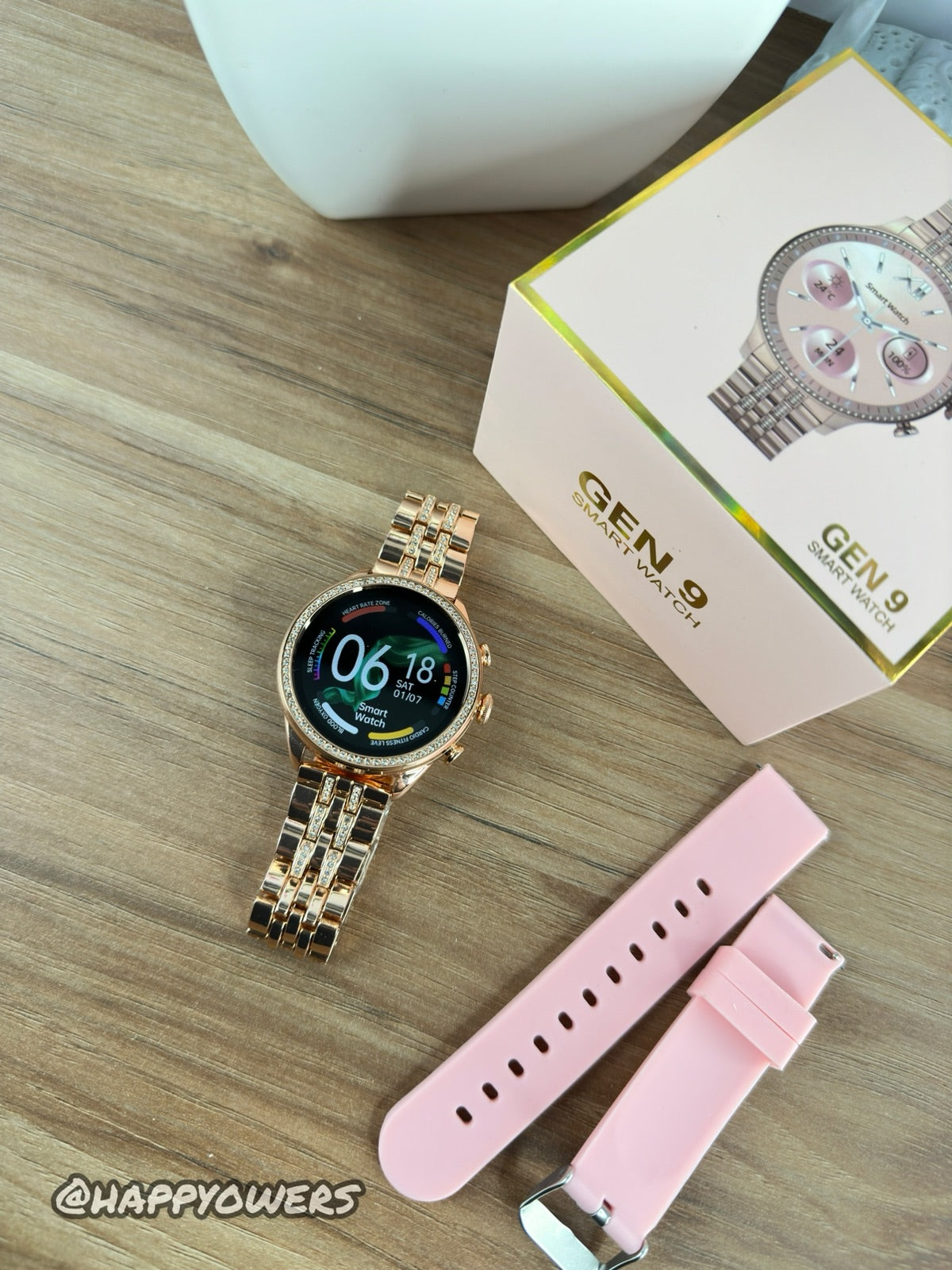 WATCH GEN 9 + PULSO METÁLICO + PULSO EN GOMA