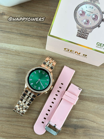WATCH GEN 9 + PULSO METÁLICO + PULSO EN GOMA