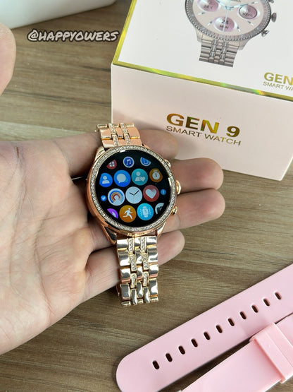 WATCH GEN 9 + PULSO METÁLICO + PULSO EN GOMA