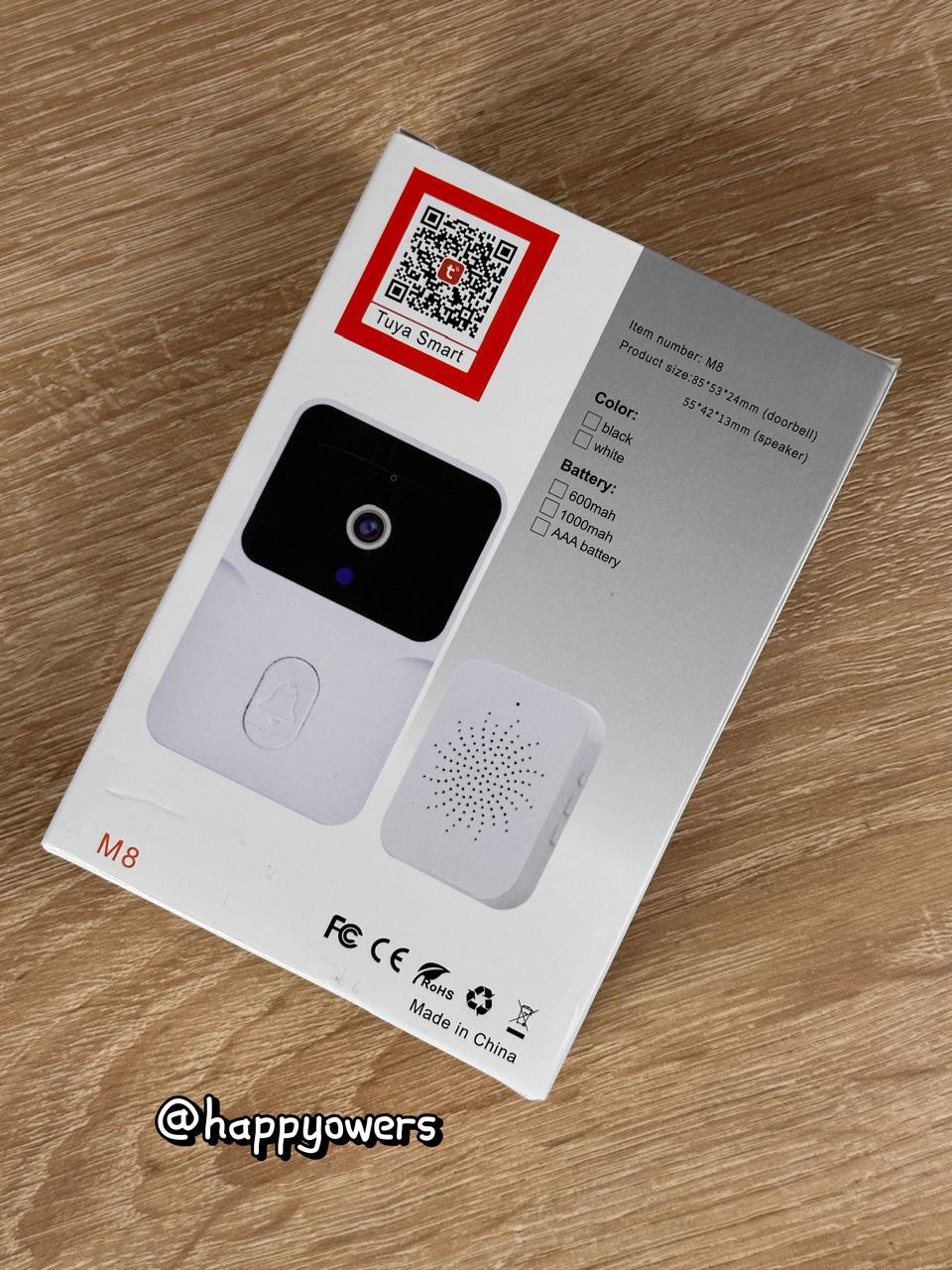 TIMBRE INTELIGENTE WIFI CON CÁMARA – SEGURIDAD, CONTROL Y VISIÓN EN TIEMPO REAL