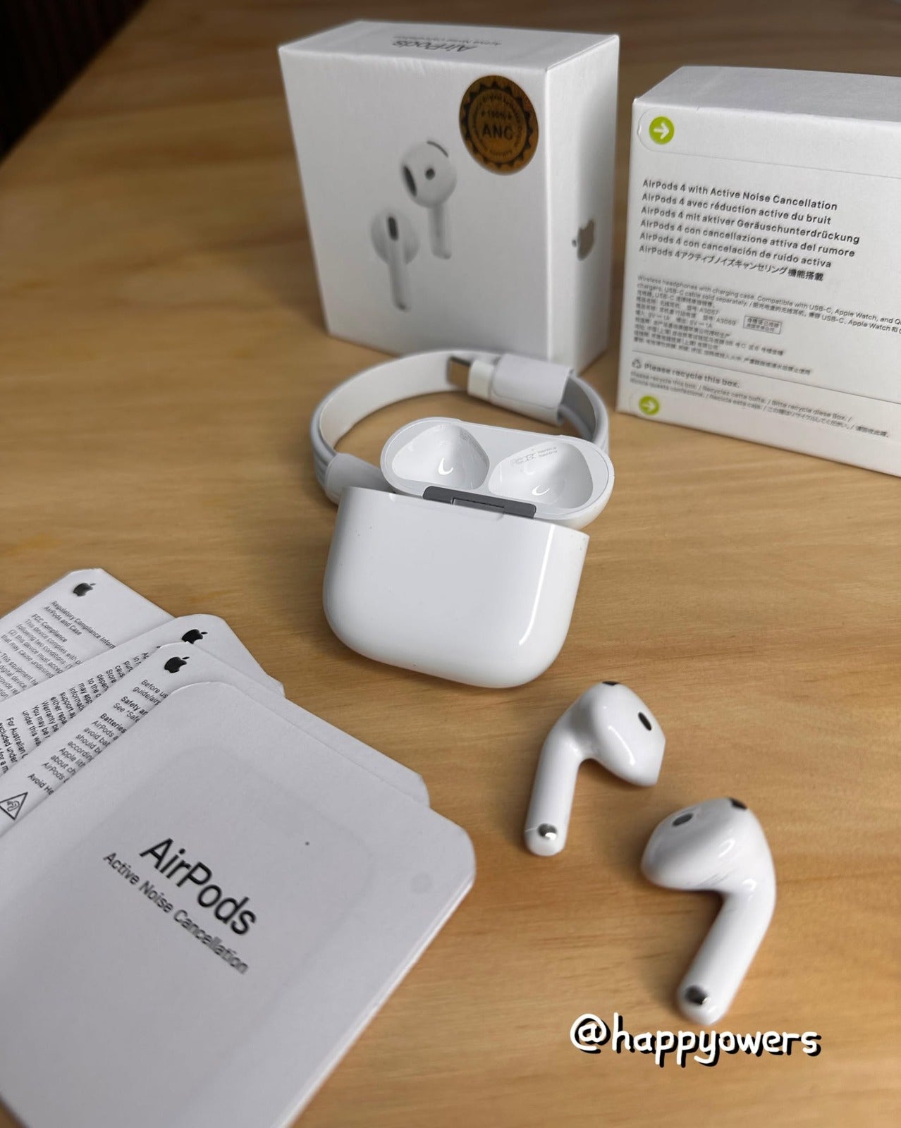 Airpods Serie 4 Cancelacion activa de ruido