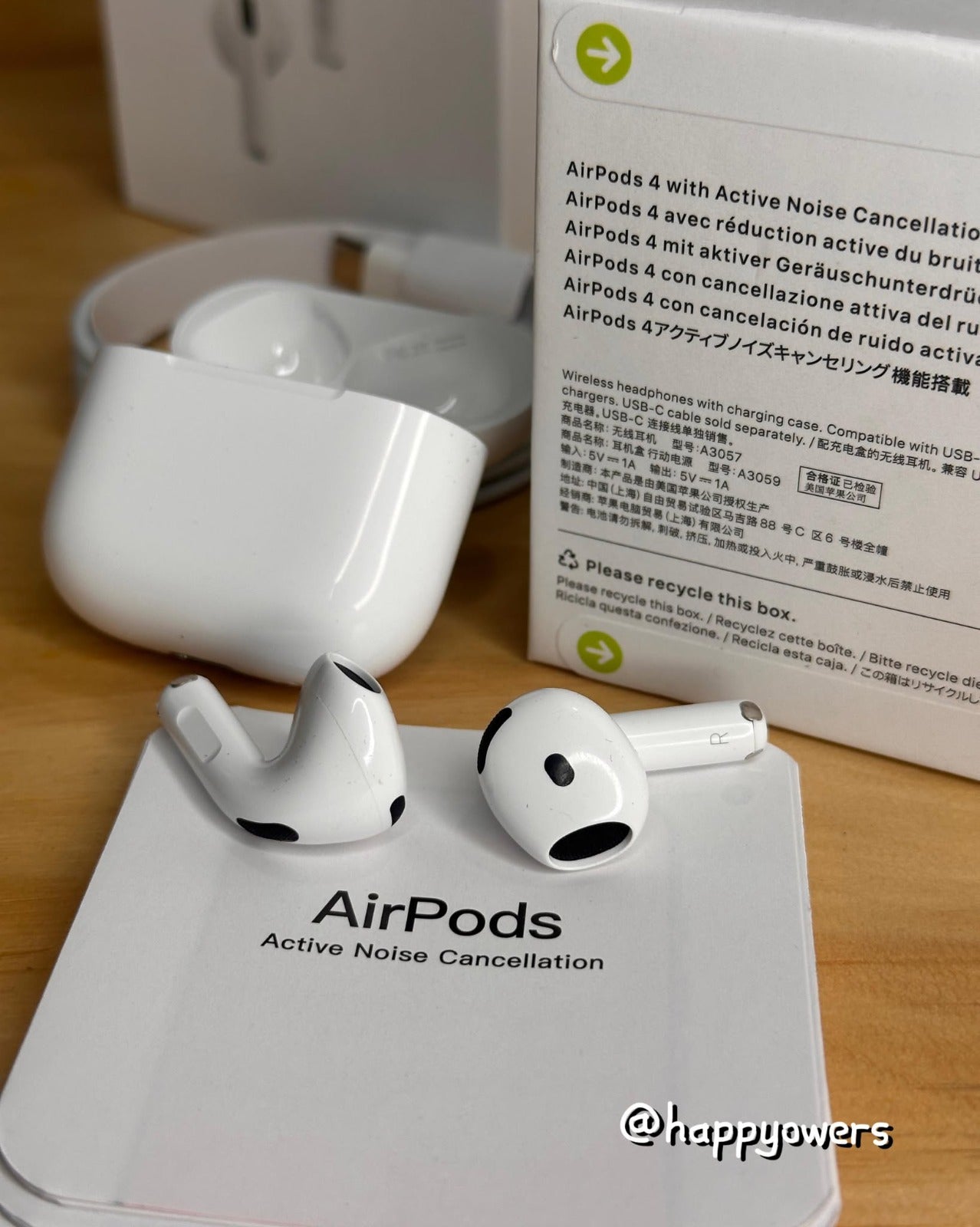Airpods Serie 4 Cancelacion activa de ruido